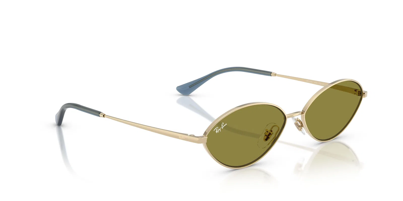 Ray-Ban Kai 3757 Sunglasses - Pale Gold - view 9